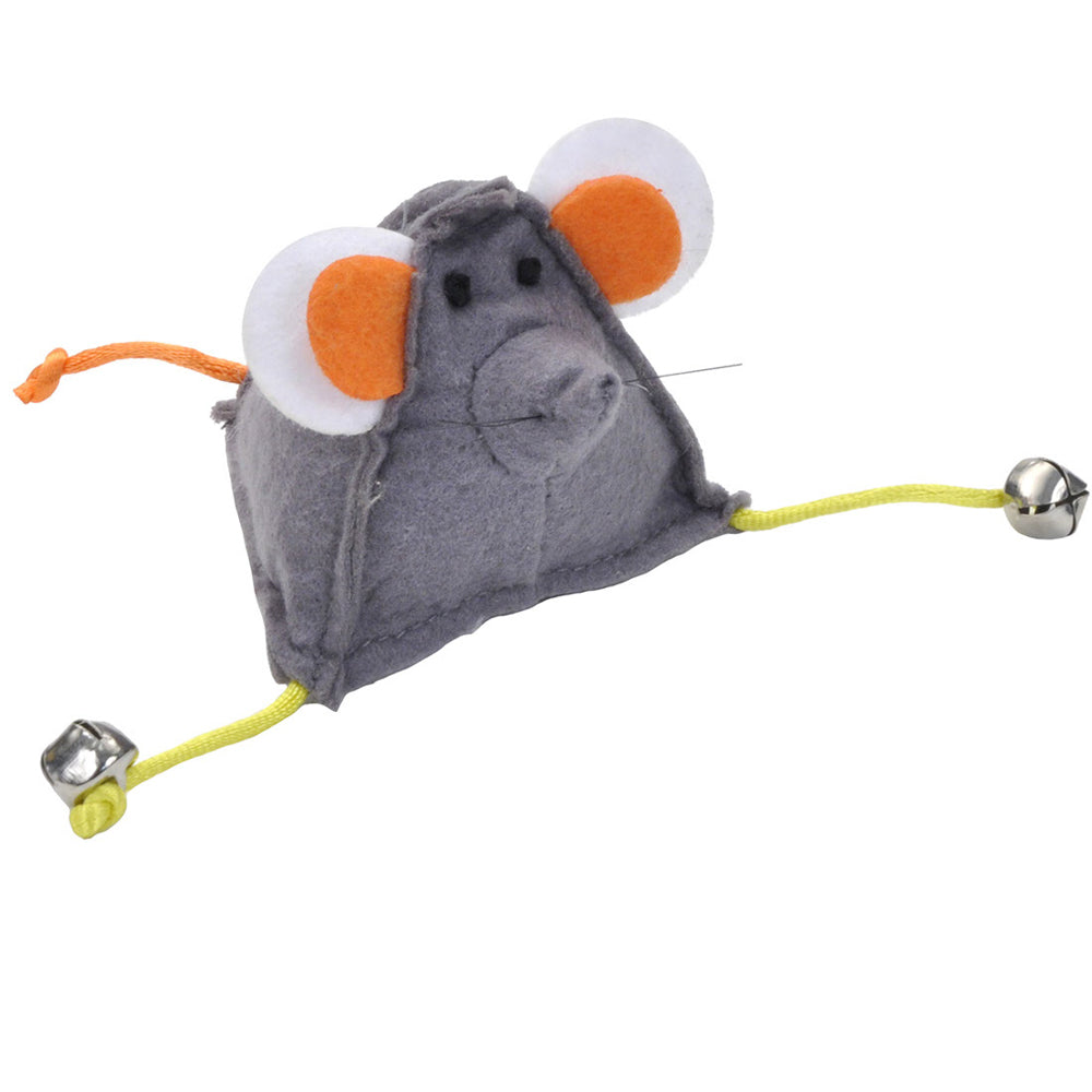 TURBO Jouet Chat Souris de Feutre Triangle 3.25"