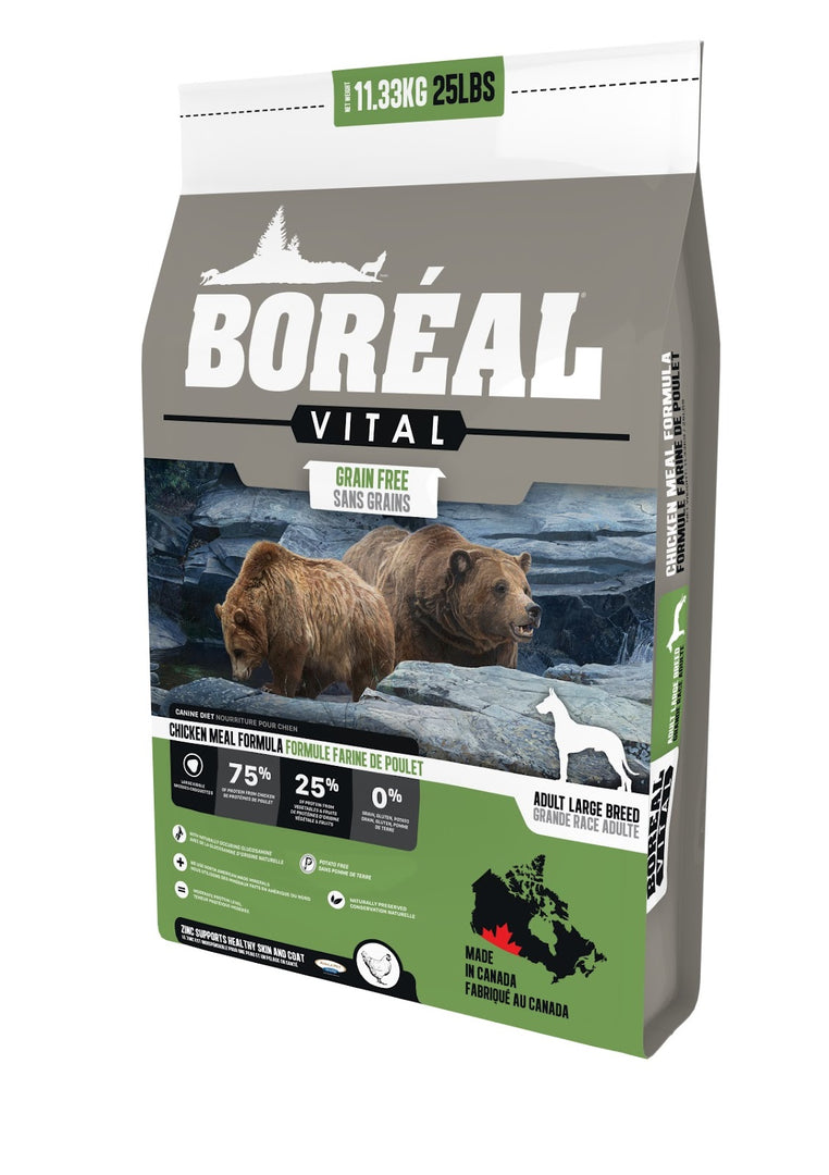 BOREAL VITAL Chien GR Poulet SG 11.36kg