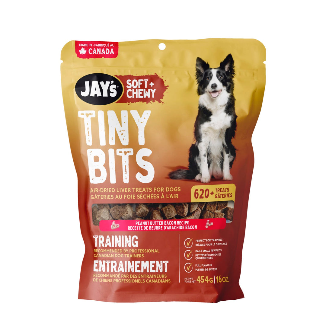 JAY'S TINY BITS Gâteries Chien Arachide & Bacon 454g