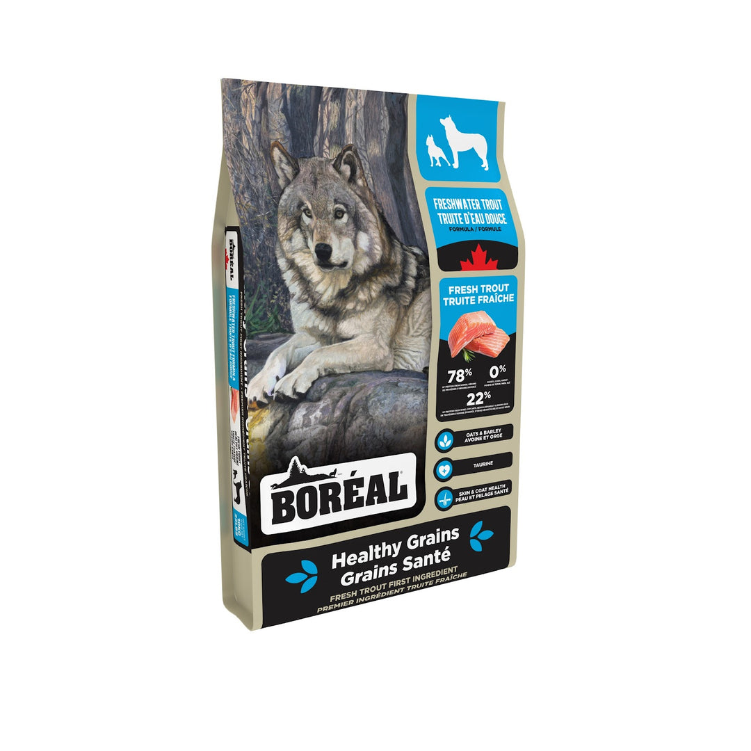 BOREAL GRAINS SANTÉ Chien Truite d'Eau Douce 10kg
