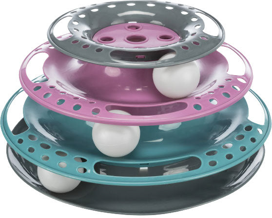 TRIXIE Jouet Chat Tour de Plastique avec Balles