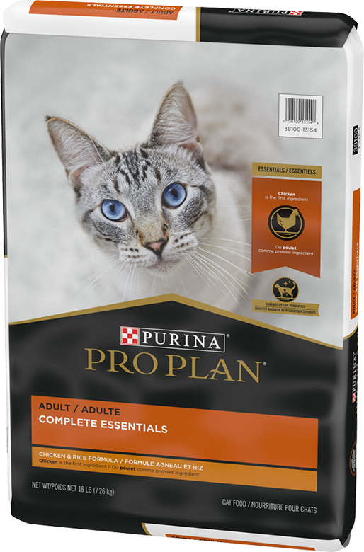 Pro Plan - Chat Adulte Essentiel Complet Poulet et Riz - Nourriture Sèche pour Chats