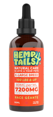 HEMP 4 TAILS Huile de Chanvre Géante 7200MG 90ml