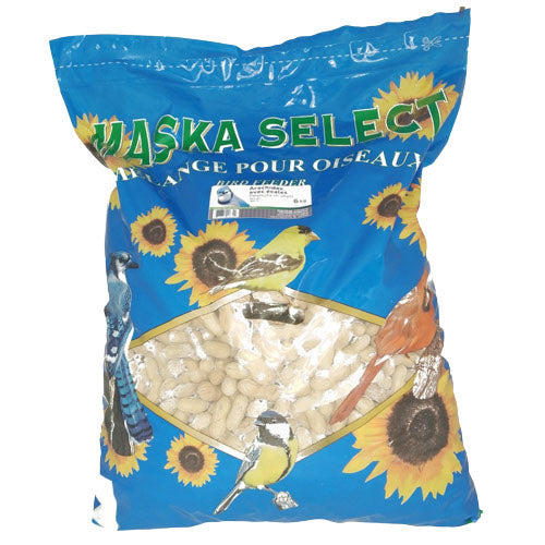 MASKA SELECT Nourriture Arachides en Écales 6kg pour Oiseaux Sauvages