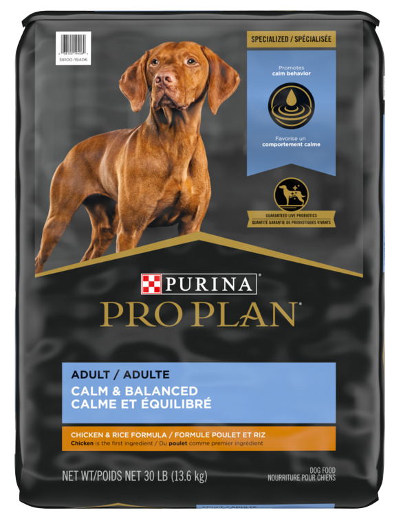 Purina Pro Plan - Chien Calme et Équilibre Poulet et Riz - Nourriture Sèche pour Chiens