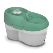 H2O Abreuvoir Fontaine Tornade pour Chat 2L Vert Sauge/Blanc