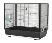 *SAVIC Cage Primo 60 Knock Down Noir pour Oiseaux