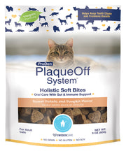 PLAQUEOFF Gâteries Chat Soins Dentaires, Digestif & Immunitaire 85g