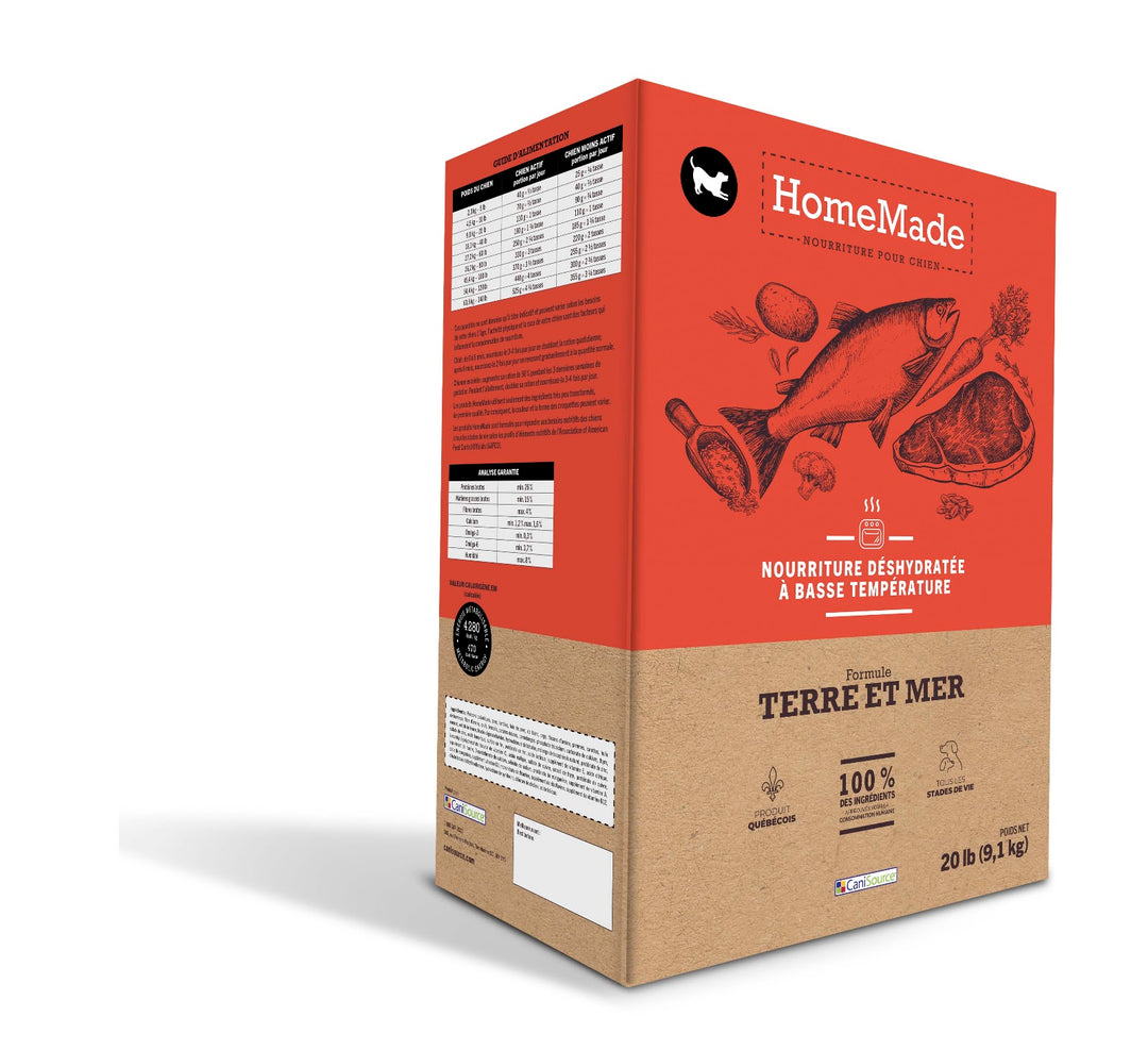 CANISOURCE HOMEMADE Chien Terre & Mer 9kg