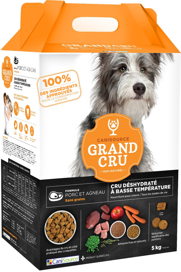 CANISOURCE GRAND CRU Chien Porc & Agneau SG 5kg