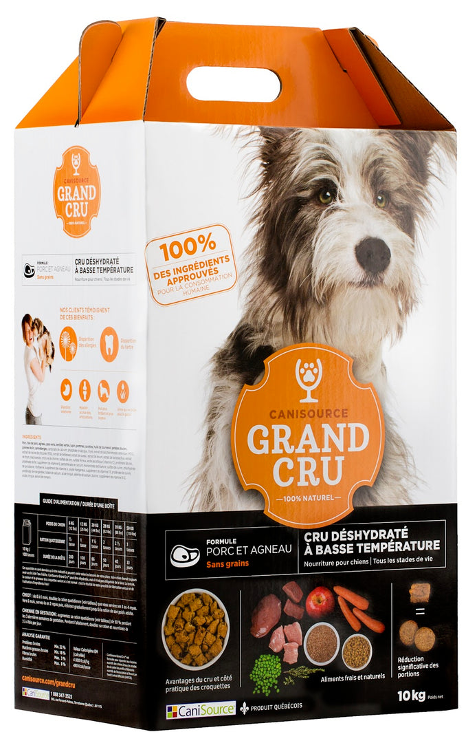 CANISOURCE GRAND CRU Chien Porc & Agneau SG 10kg