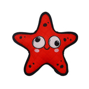 BUD'Z Jouet Chien Étoile Étourdie 4 Tissus en Peluche 26cm