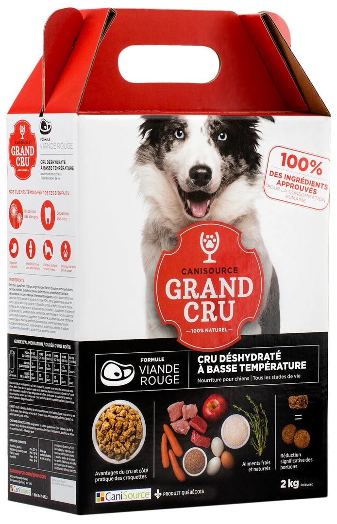 CANISOURCE GRAND CRU Chien Viande Rouge 2kg