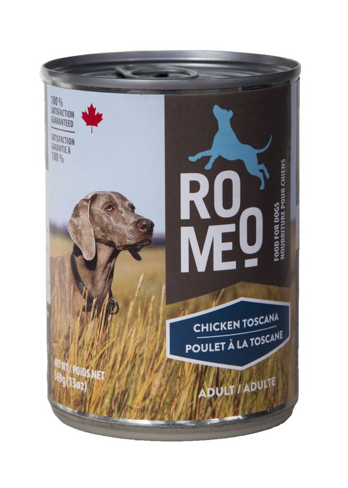 ROMEO Chien Poulet à la Toscane 369g
