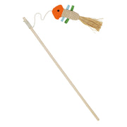 BUD'Z Jouet Chat Canne à Pêche Méduse Orange