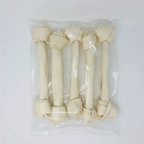 JUNGLEMAX Gâteries Chien Os Blanc Noués 14-15"