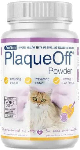 PLAQUEOFF Poudre Contre la Tarte Chats 40g