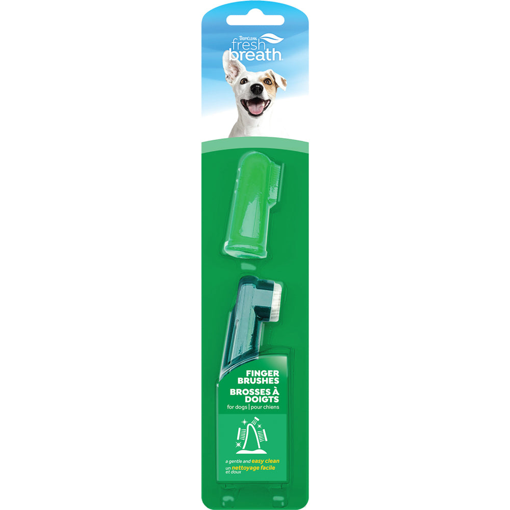 TROPICLEAN Fresh Breath Brosse à Dents sur Doigt x2