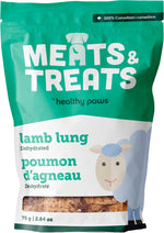 Voir l’image dans la galerie, HEALTHY PAWS Gâteries Chien Poumon d'Agneau 75g