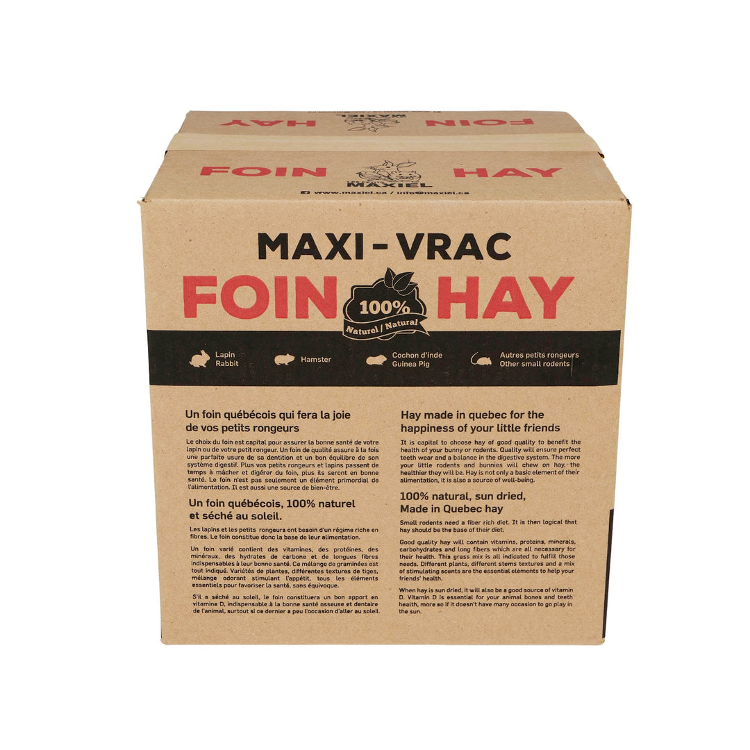 MAXIEL Nourriture Rongeur Boîte à Foin Croque Maïs 1kg