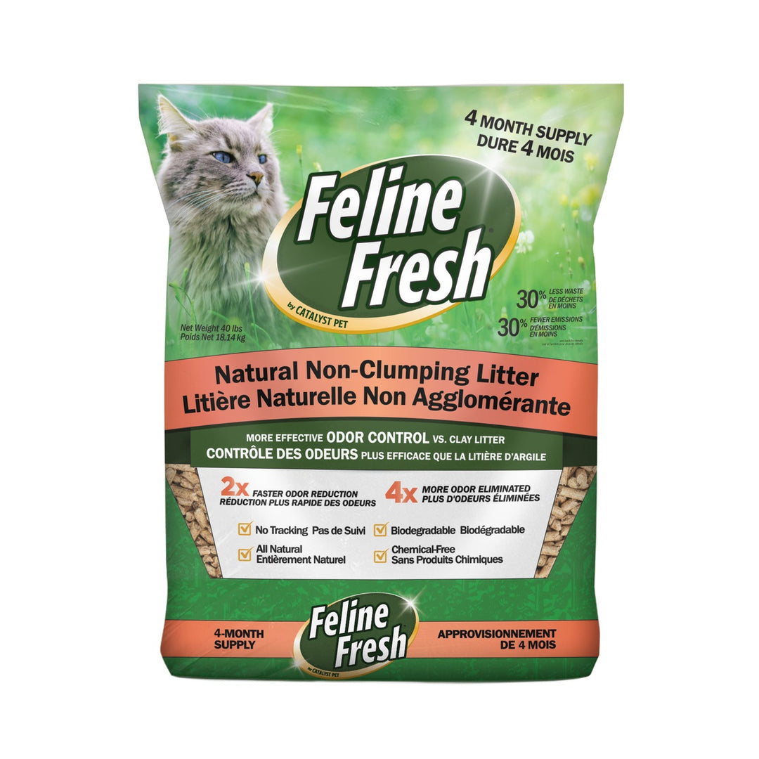 FELINE FRESH Litière Granules de Pin 18.14kg
