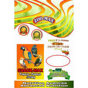 ZOO-MAX Snack-Max Gâteries Oiseaux Papaye en Dés 325g
