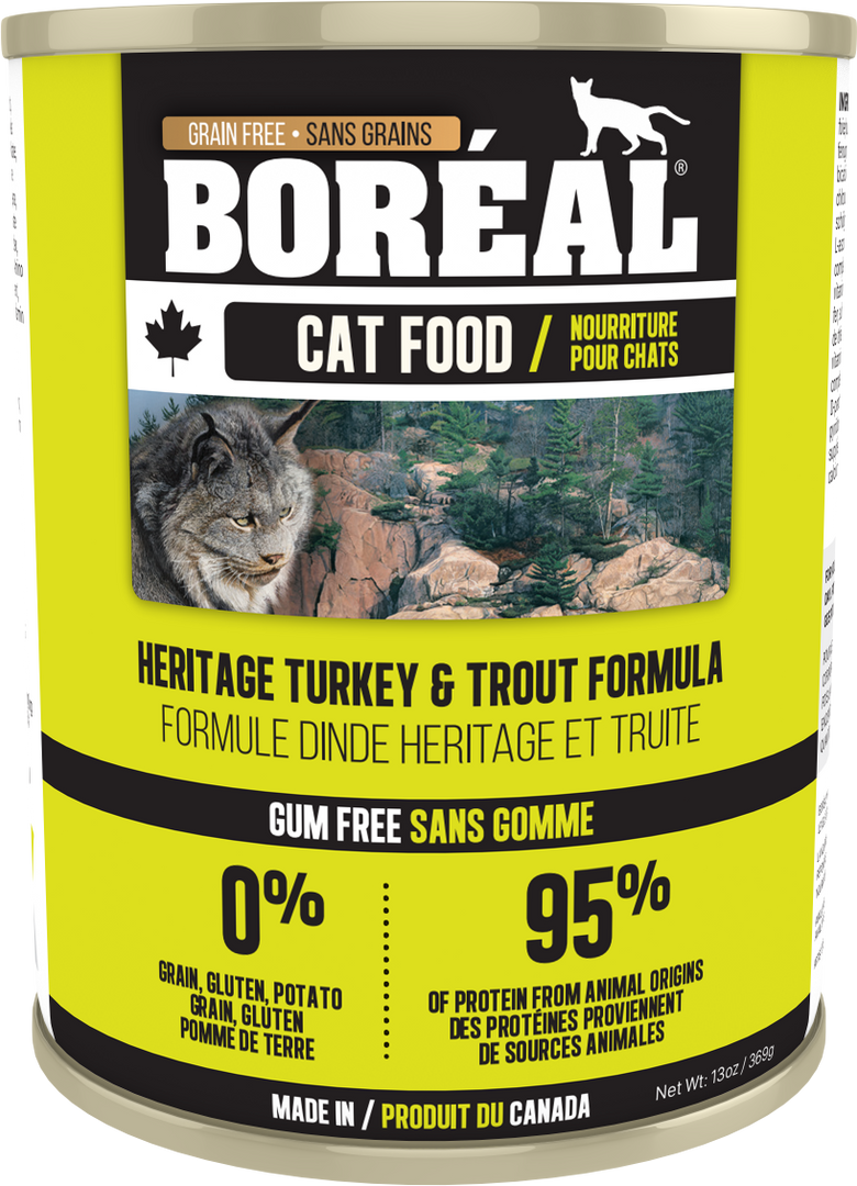 BOREAL Chat Pâté Dinde & Truite SG 156g