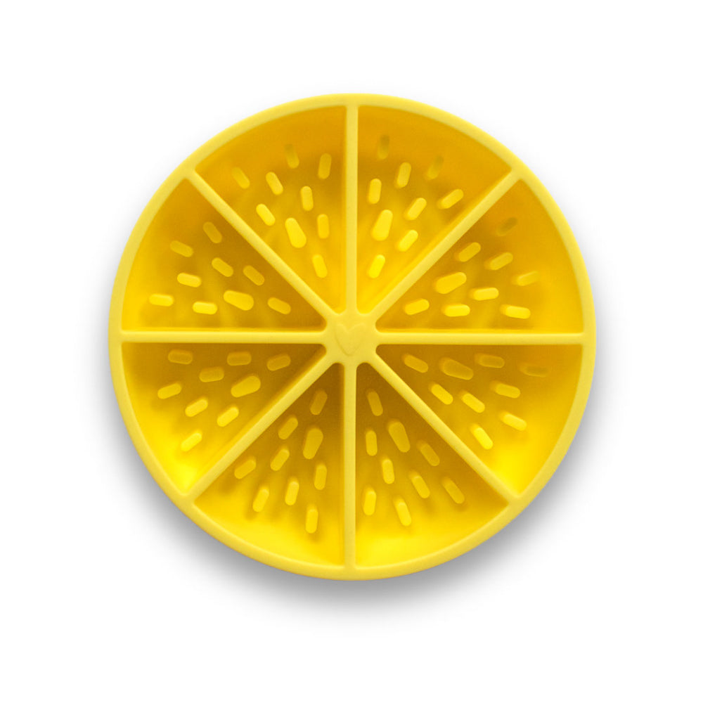 DOG CRUSH Jouet Chien Bol Relantisseur Citron