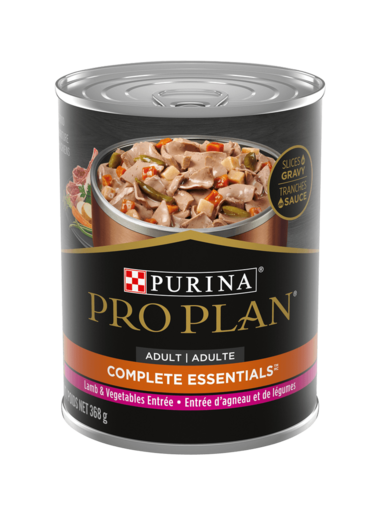 Purina Pro Plan - Chien Adulte Tranches d'Agneau et Légumes en Sauce - Nourriture Humide pour Chiens