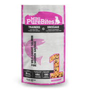Mini PureBites - Saumon Sauvage - Gâteries d'Entraînement Lyophilisées pour Chiens