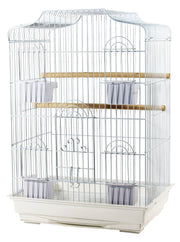 DAYANG Cage Crocus Blanc pour Oiseaux