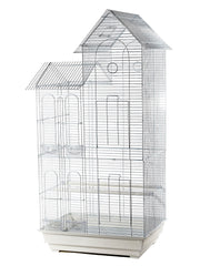 DAYANG Cage Voliere Betula Blanc pour Oiseaux