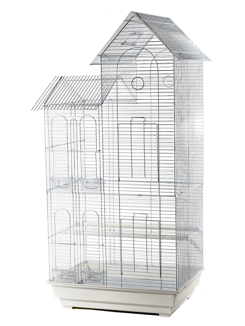 DAYANG Cage Voliere Betula Blanc pour Oiseaux