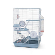 DAYANG Cage Magnolia pour Hamster 3 Étages Bleu