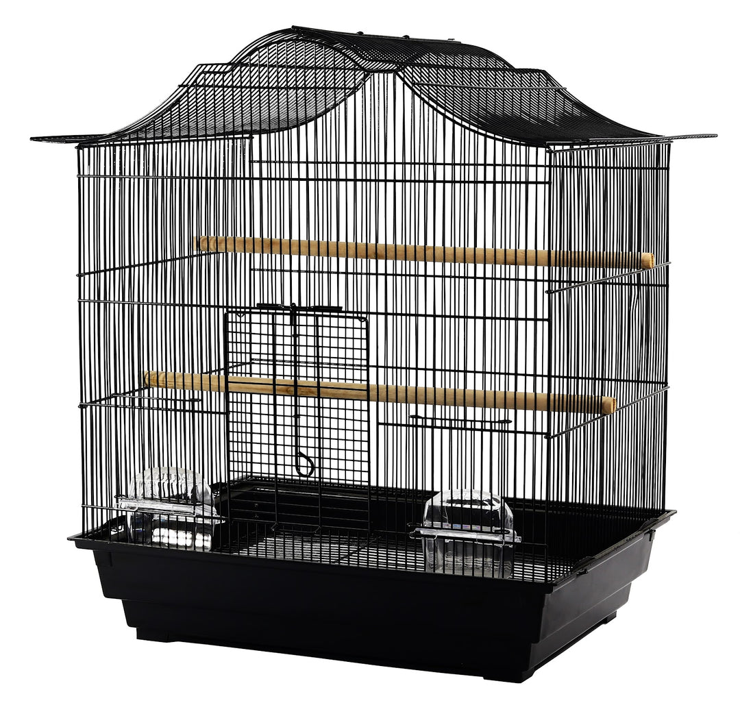DAYANG Cage Camelia Noir pour Oiseaux