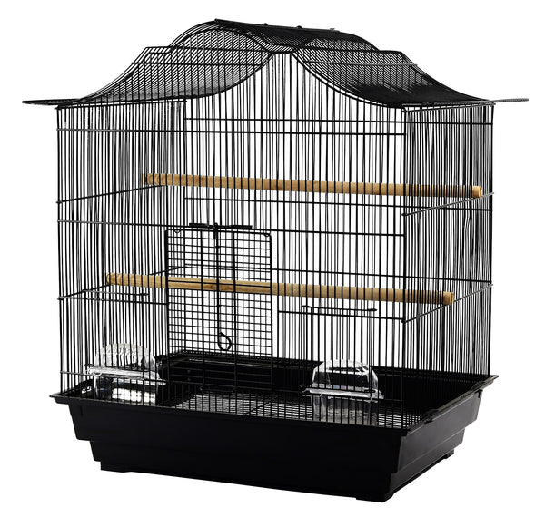 DAYANG Cage Camelia Noir pour Oiseaux