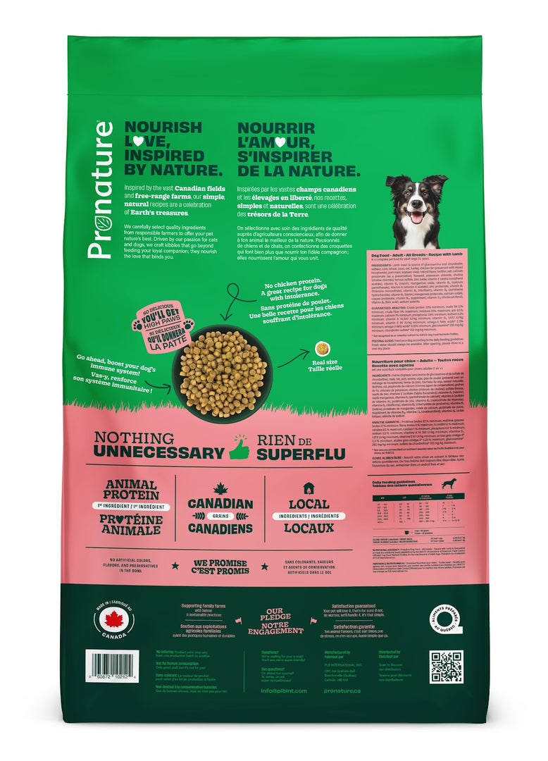 PRONATURE Chien Agneau 4kg