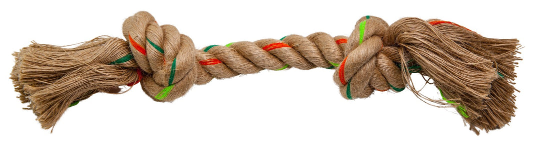 DEFINE PLANET Jouet Chien Corde de Chanvre & Double Noeuds L