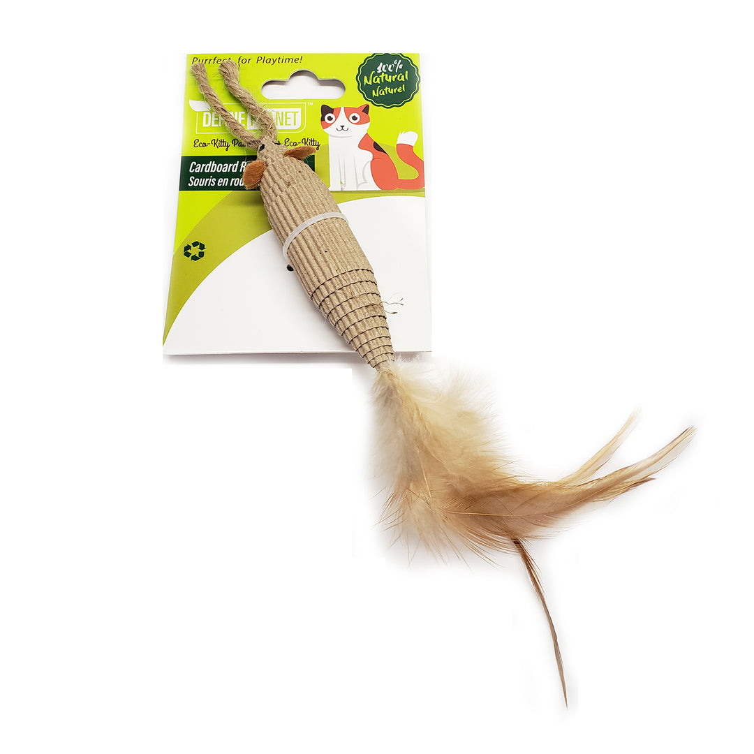 DEFINE PLANET Jouet Chat Souris Rouleau de Carton