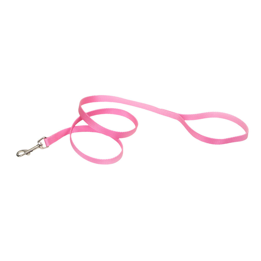 COASTAL Laisse Nylon Web 5/8x48" Rose Vif