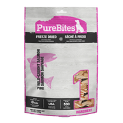 PureBites - Saumon Sauvage - Gâteries ou Garnitures Lyophilisées pour Chiens