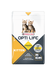 Opti Life - Chaton Poulet - Nourriture Sèche pour Chats