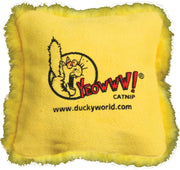 DUCKY WORLD Jouet Chat Oreiller/Catnip Jaune