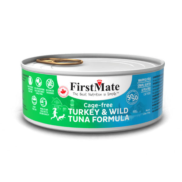 FIRSTMATE SG Chat Pâté Dinde & Thon Sauvage 156g