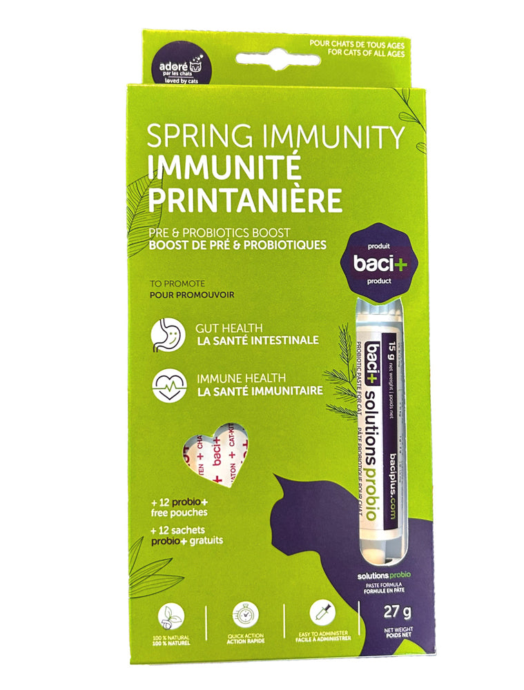 BACI+ Immunité Printanière Pré & Probiotiques Chat