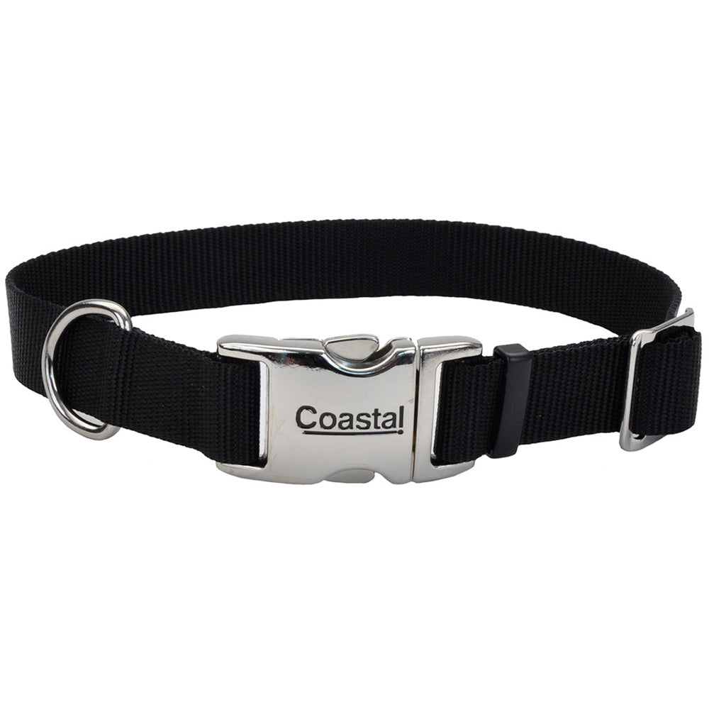 TITAN Collier Nylon Boucle Métal 3/4x14-20" Noir