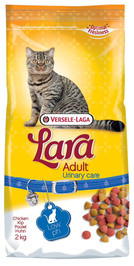 Lara - Chat Adule Soin Urinaire Poulet - Nourriture Sèche pour Chats