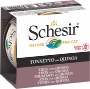 Schesir - Chat Adulte Thon et Quinoa en Gelée - Nourriture Humide pour Chats