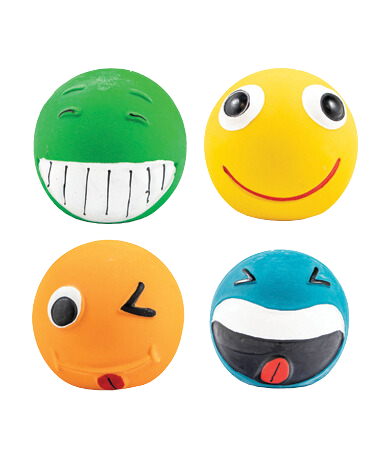 Riga - Jouet Balle Emoji pour Chiens