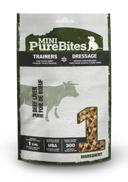 Mini PureBites - Foie de Boeuf - Gâteries d'Entraînement Lyophilisées pour Chiens